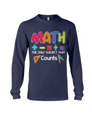 Math The only subject that counts Long Sleeve Tee thumbnail