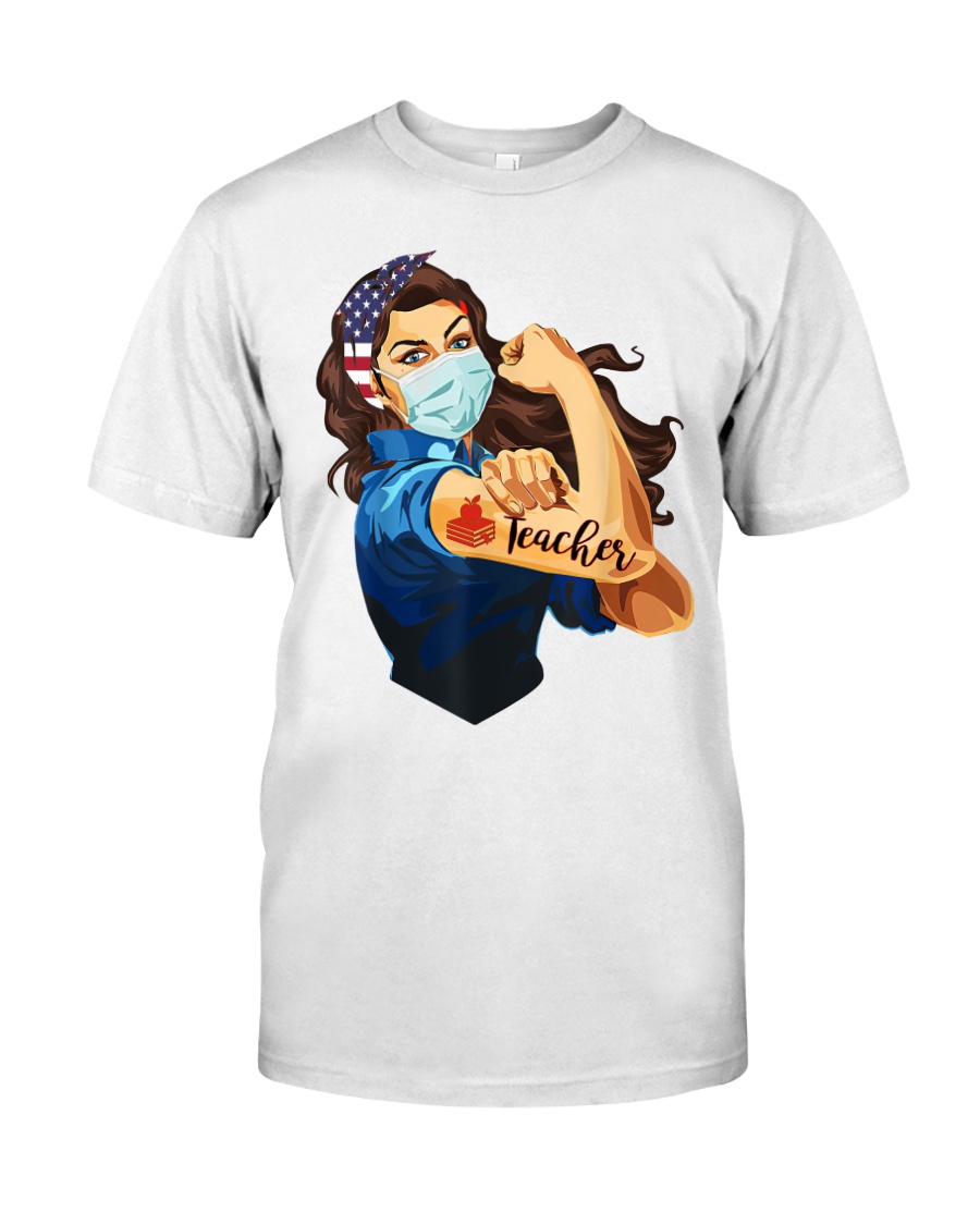 Teacher strong wear masks Classic T-Shirt