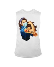 Teacher strong wear masks Sleeveless Tee thumbnail