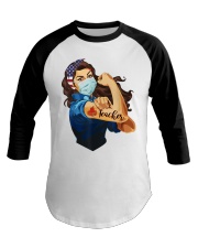 Teacher strong wear masks Baseball Tee thumbnail
