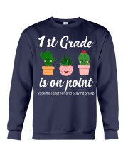 1st grade is on point Crewneck Sweatshirt thumbnail