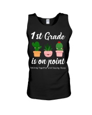 1st grade is on point Unisex Tank thumbnail