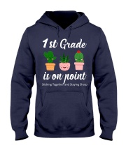 1st grade is on point Hooded Sweatshirt thumbnail