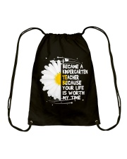 Kindergarten Teacher Drawstring Bag thumbnail