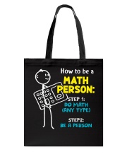 How to be a Math Person Tote Bag thumbnail
