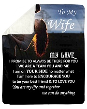 WF029 - GIFT FOR WIFE Sherpa Fleece Blanket - 50" x 60" thumbnail