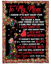 MS001 - GIFT FOR MOM Large Fleece Blanket - 60" x 80" front