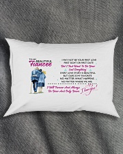 TO MY FIANCEE - PILLOWCASE Rectangular Pillowcase aos-pillow-rectangle-front-lifestyle-1