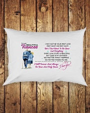 TO MY FIANCEE - PILLOWCASE Rectangular Pillowcase aos-pillow-rectangle-front-lifestyle-2