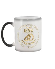 To My Wife Color Changing Mug color-changing-left