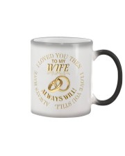 To My Wife Color Changing Mug color-changing-right