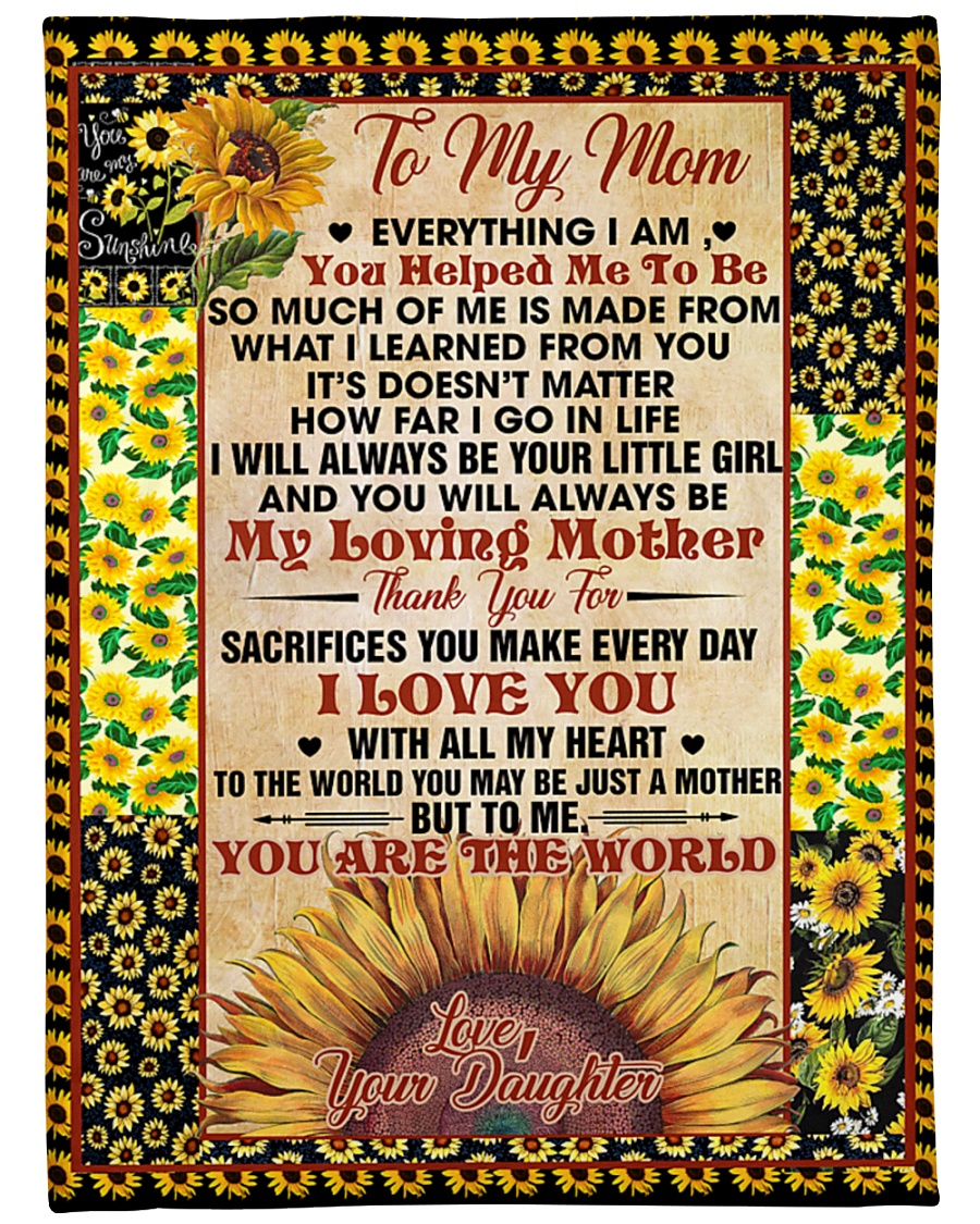 MD002 - GIFT FOR MOM Large Fleece Blanket - 60" x 80"