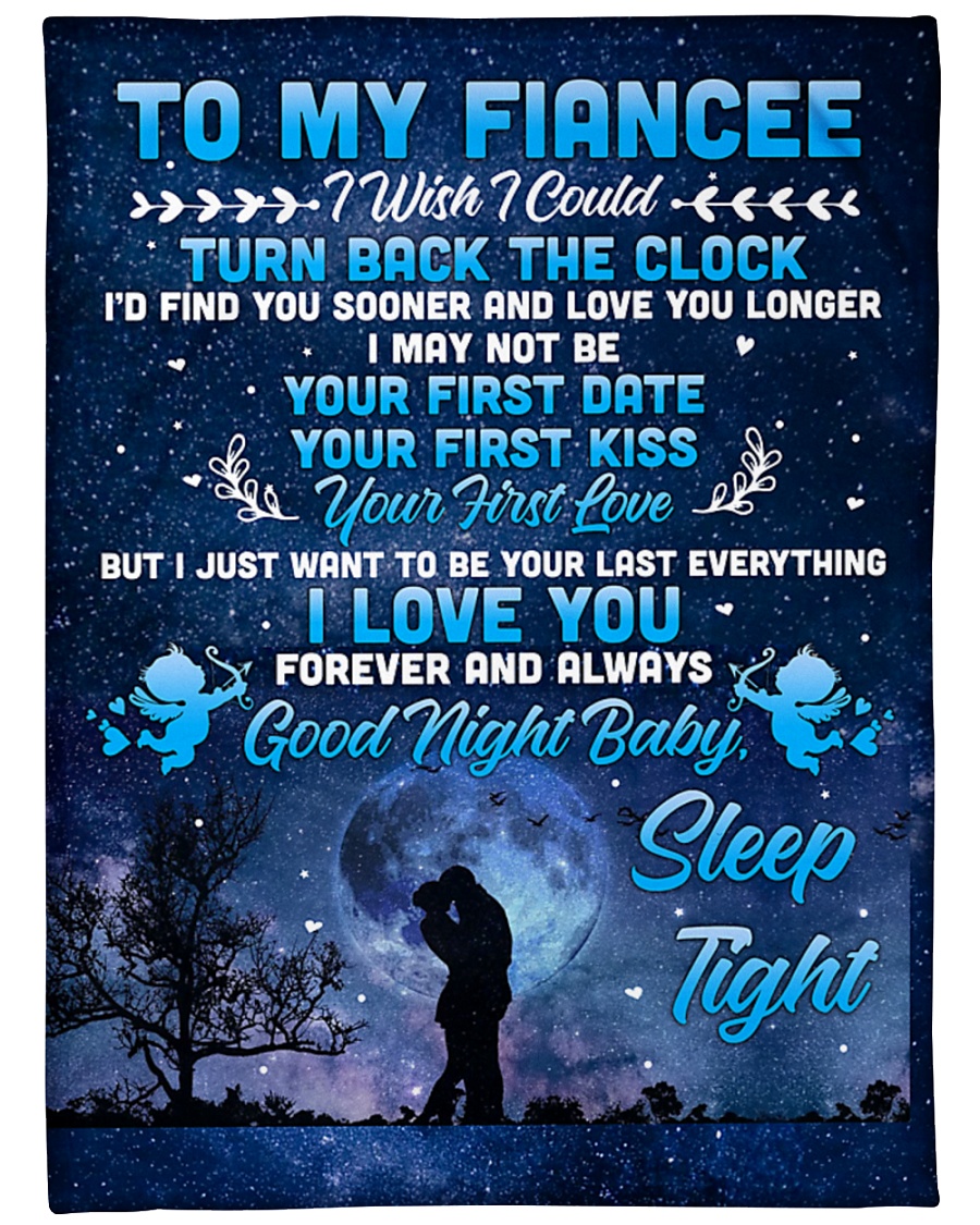 FE031 - GIFT FOR FIANCEE Large Fleece Blanket - 60" x 80"