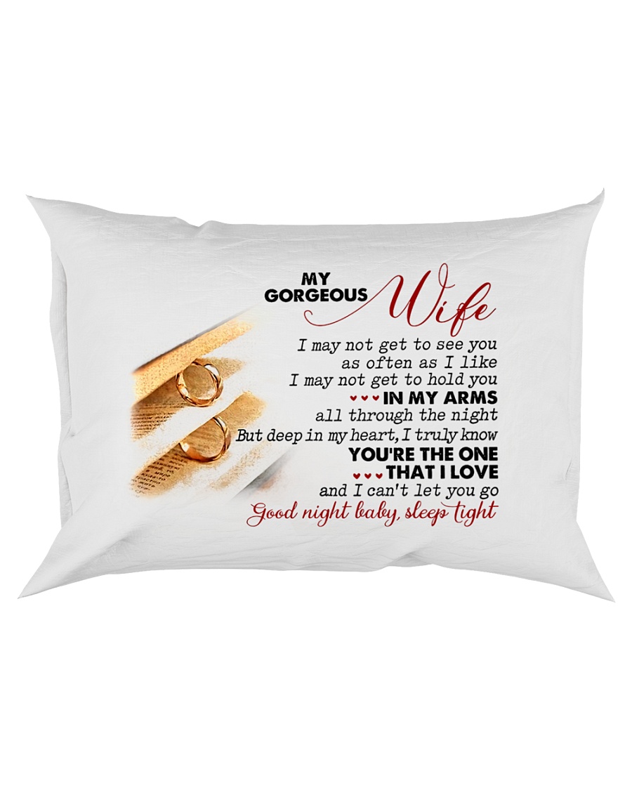 To My Gorgeous Wife Rectangular Pillowcase