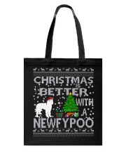 Christmas Is Better With A Newfypoo Tote Bag thumbnail