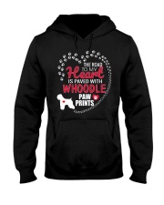 My Heart Paved With Whoodle Paw Prints Hooded Sweatshirt thumbnail