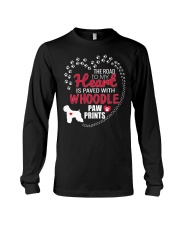 My Heart Paved With Whoodle Paw Prints Long Sleeve Tee thumbnail