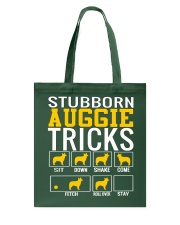 Stubborn Auggie Tricks Tote Bag thumbnail