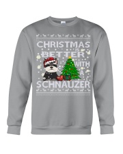 Christmas Is Better With A Schnauzer Crewneck Sweatshirt tile