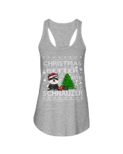 Christmas Is Better With A Schnauzer Ladies Flowy Tank thumbnail