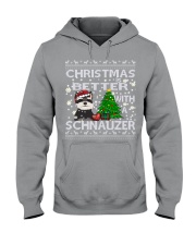 Christmas Is Better With A Schnauzer Hooded Sweatshirt thumbnail