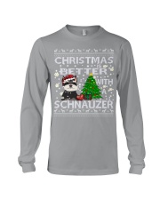 Christmas Is Better With A Schnauzer Long Sleeve Tee thumbnail