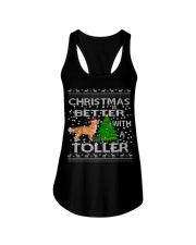 Christmas Is Better With A Toller Ladies Flowy Tank thumbnail