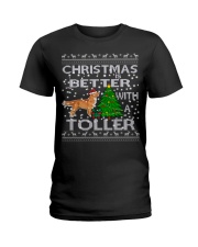 Christmas Is Better With A Toller Ladies T-Shirt thumbnail