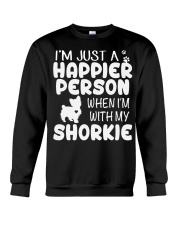 Happier Person Shorkie Crewneck Sweatshirt thumbnail