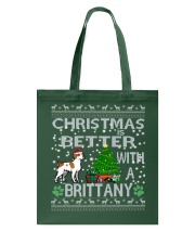 Christmas Is Better With A Brittany Tote Bag thumbnail