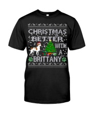 Christmas Is Better With A Brittany Classic T-Shirt thumbnail