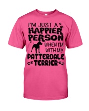 Patterdale Terrier Happier Person Classic T-Shirt thumbnail
