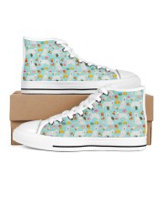 White Shepherd Men's High Top White Shoes thumbnail