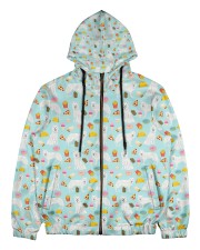 White Shepherd Men's All Over Print Full Zip Hoodie thumbnail