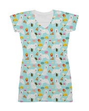 White Shepherd All-over Dress front