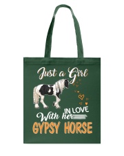 JUST A GIRL IN LOVE WITH HER GYPSY HORSE Tote Bag thumbnail