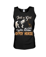 JUST A GIRL IN LOVE WITH HER GYPSY HORSE Unisex Tank thumbnail