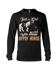 JUST A GIRL IN LOVE WITH HER GYPSY HORSE Long Sleeve Tee thumbnail