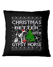 Christmas Is Better WIth A Gypsy Horse Square Pillowcase thumbnail