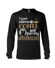 Sip Coffee With My Affenpinscher Long Sleeve Tee thumbnail