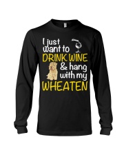 Drink Wine Soft-Coated Wheaten Terrier Long Sleeve Tee thumbnail