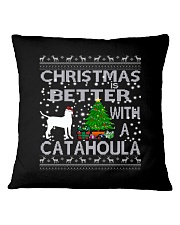 Christmas Is Better With A Catahoula Square Pillowcase thumbnail