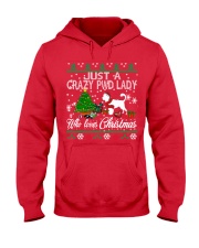 Crazy Portuguese Water PWD Lady And Christmas Hooded Sweatshirt front