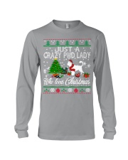 Crazy Portuguese Water PWD Lady And Christmas Long Sleeve Tee thumbnail