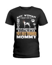 Toy Fox Terrier Mommy Ladies T-Shirt tile