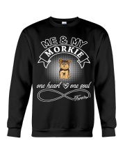 Morkie Is In My Heart And Soul Crewneck Sweatshirt thumbnail