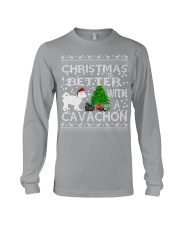 Christmas Is Better With A Cavachon Long Sleeve Tee thumbnail