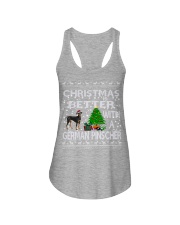 Christmas Is Better With A German Pinscher Ladies Flowy Tank thumbnail