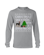 Christmas Is Better With A German Pinscher Long Sleeve Tee thumbnail