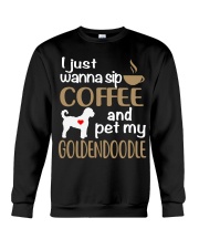 Sip Coffee With My Goldendoodle Crewneck Sweatshirt thumbnail